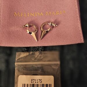 Melinda Maria Gold Hoop Earrings